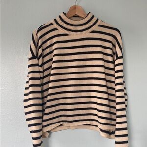 Cider Cream Stripped Sweater